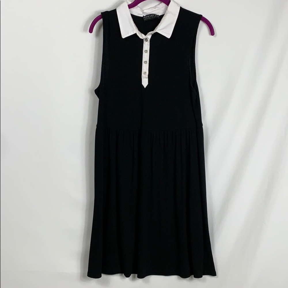 Forever 21 plus size black sleeveless dress